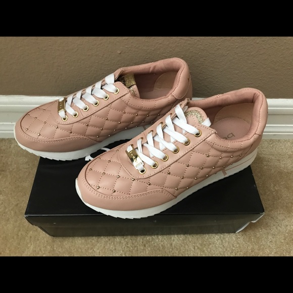 Bebe Sport Barkley Lace Up Sneakers Pink - Picture 3 of 7